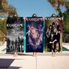 Charismatic Rock Band E-Europe Bath Towel Microfiber Soft Water Absorbing Breathable For Girl Kids Decorative Beach Towel