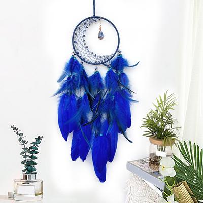 4 Farben Traumfänger Handgewebte Federn Windspiele Wandbehang Schlafzimmer Hängende Ornamente Geburtstag Festival Geschenke Heimdeko