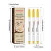 3Pcs Diy Wood Burning Pen Scorch For Wood Burning Branding Art Decor Combustion Painting Creative Entertainment Marker Pen