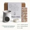 Ceramic Incense Burner & Scented Candles for Bathroom, Salon, or Valentine's Day Gift
