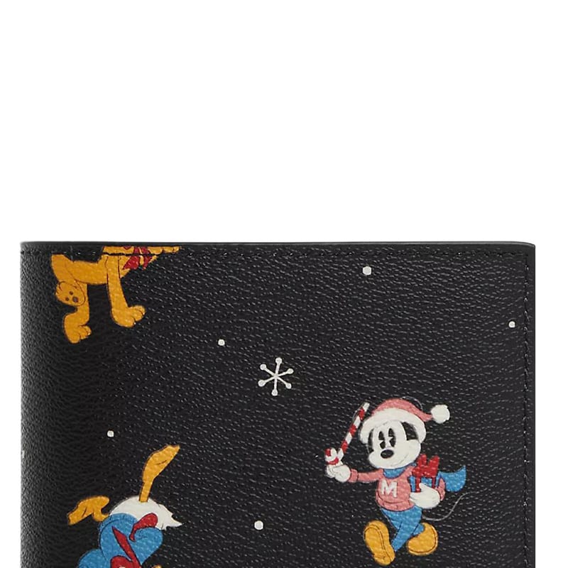 Coach Disney, Collaboration 3 IN 1 Wallet Coated Canvas Wallet Women's Bronze & Black & Multicolor CM181-QBM2