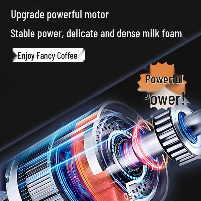 Wireless Handheld Mini Electric Milk Frother - Portable Coffee Whisk for Home Use