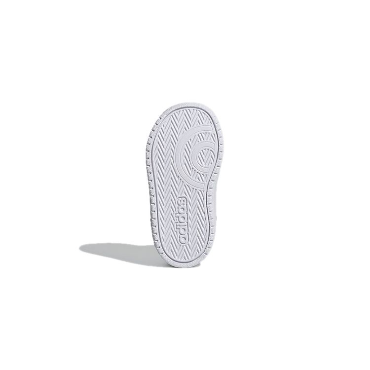 Adidas Neo Hoops 2.0 Mid Color Block Durable Mid-Top Walking Shoes Baby Shoes Gray Pink GZ7779