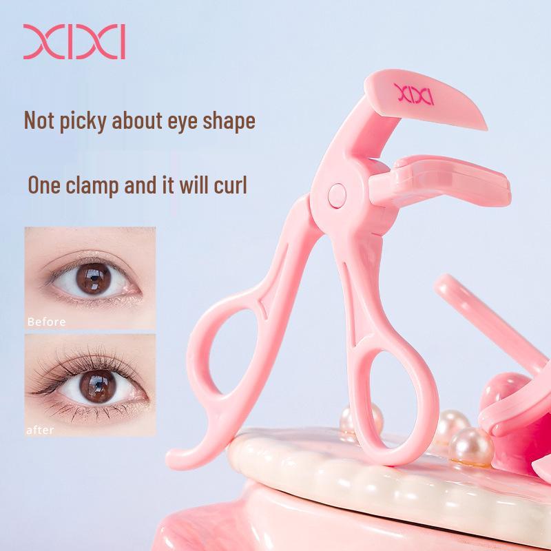 

Xixi Frameless Wide-Angle Eyelash Curler: Natural Curl, Long-Lasting Set, Pinch-Free Eyelash Tool for Makeup Artists.