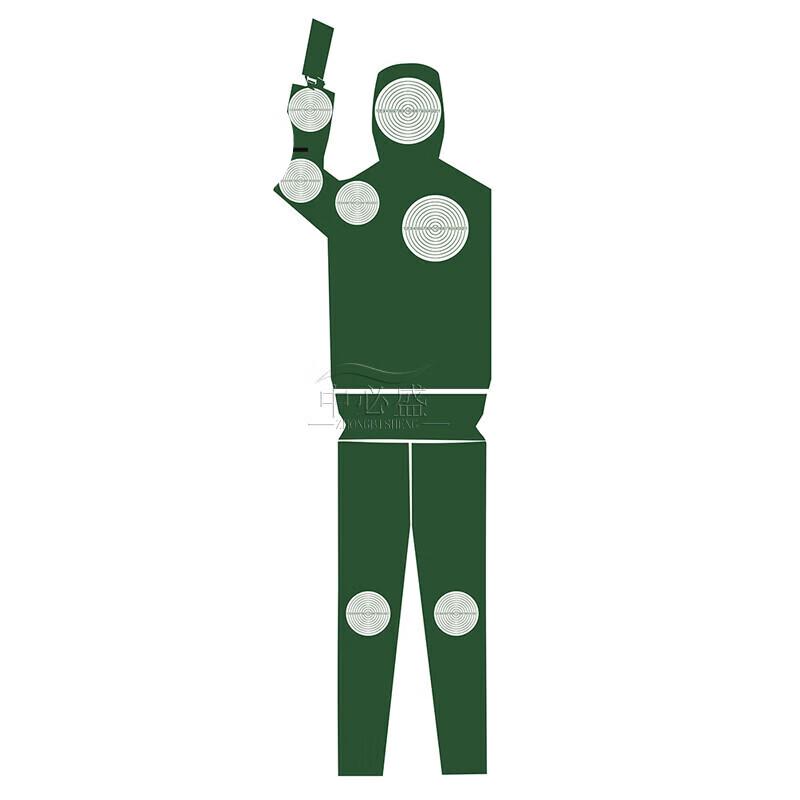 Набор мишеней для стрельбы по частям человеческого тела