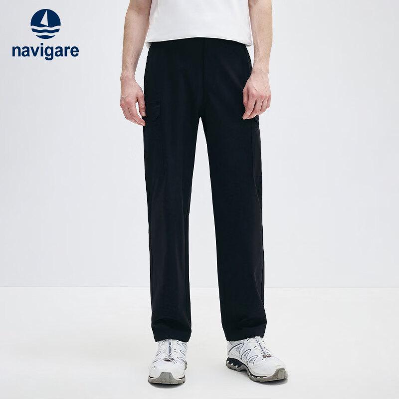 Navigare Men s Straight Fit Elastic Casual Work Pants 32