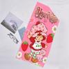 1pc Princess Strawberry Beach Towel with Custom Name, Beach and Seaside Swimming Pool Equipment, Fashion Pattern, Rectangular, Travel Essential