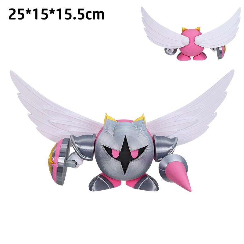 3D Geprinte Kirby Actiefiguren Meta Knight Galaxia Galacta Knight Morpho Knight Beweegbare Gewrichten Karaktermodellen Doe-het-zelf Speelgoed Cadeaus