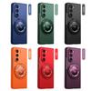 360° Magnetic Ring Kickstand Phone Case for Samsung Galaxy Z Fold 6 5 4 3 Fold6 Fold5 Fold4 Fold3 5G Hard Shell Protection Cover