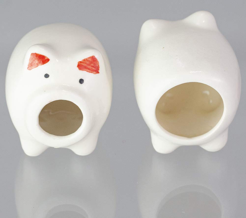 Yamakame Chopstick Mosquito Pig Set of 5 Gift Made in Chopstick Rest Kiyomizu-yaki Rests, Design, [Gift Present, Boxed] Japan,