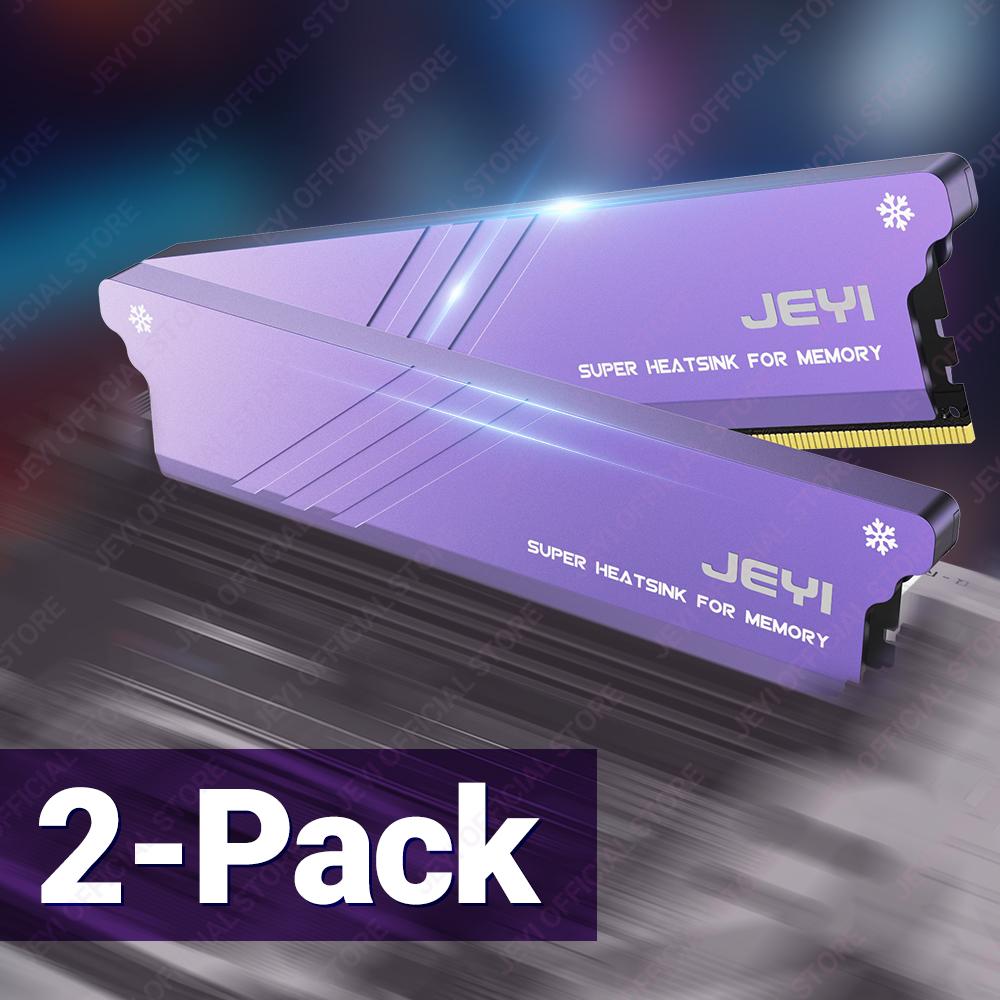 JEYI Memory RAM Heatsink With Thermal Pads, Desktop RAM Cooler DDR Radiation Dissipate for PC DIY DDR2 DDR3 DDR4 DDR5