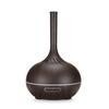 Remote-Controlled Wood Grain Aromatherapy Humidifier with Seven-Color LED Lamp