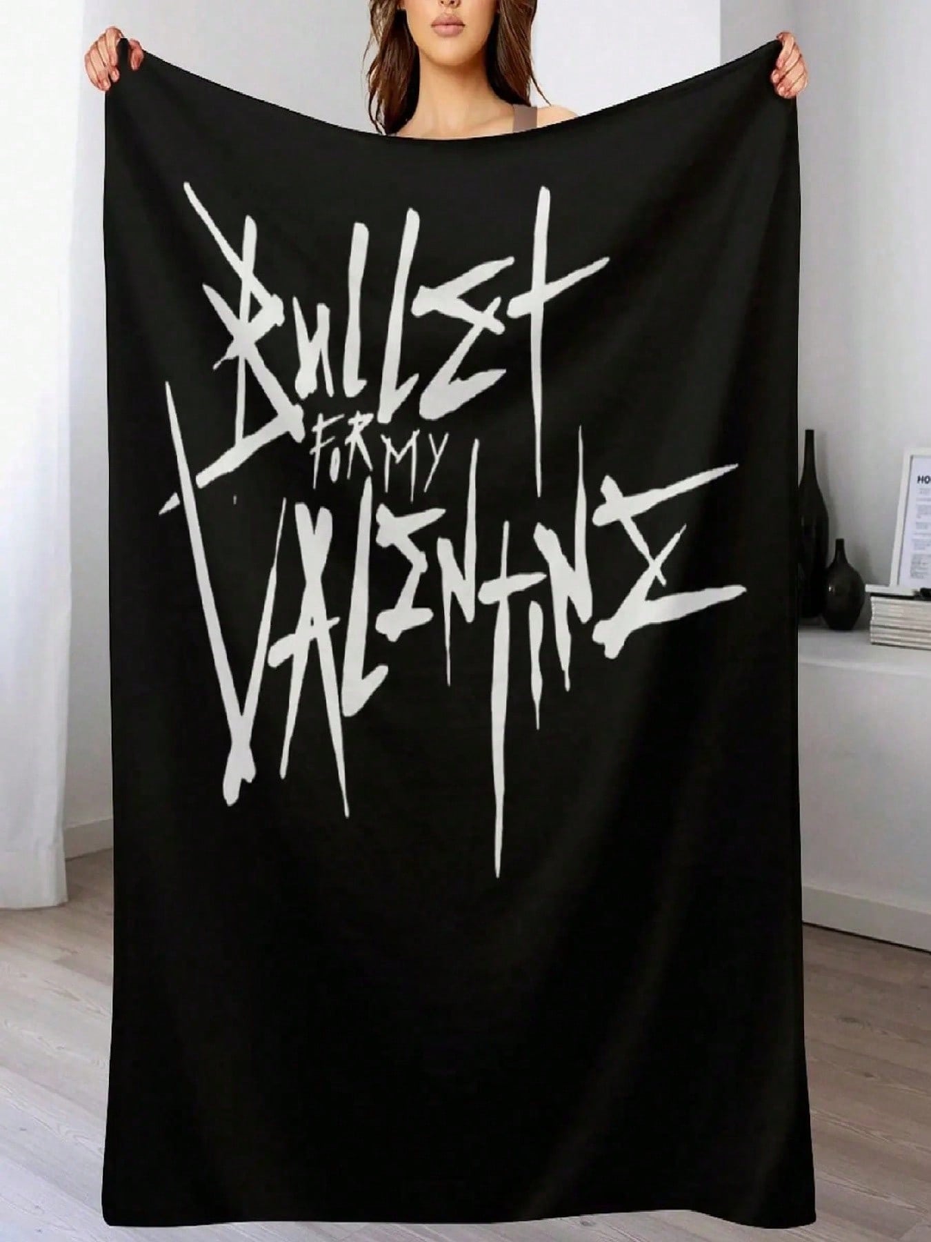 HD Music Bullet-For-My-Valentine Video Throw Blanket Giant Sofa  Blankets And Throws Vintage Blankets 75X95CM
