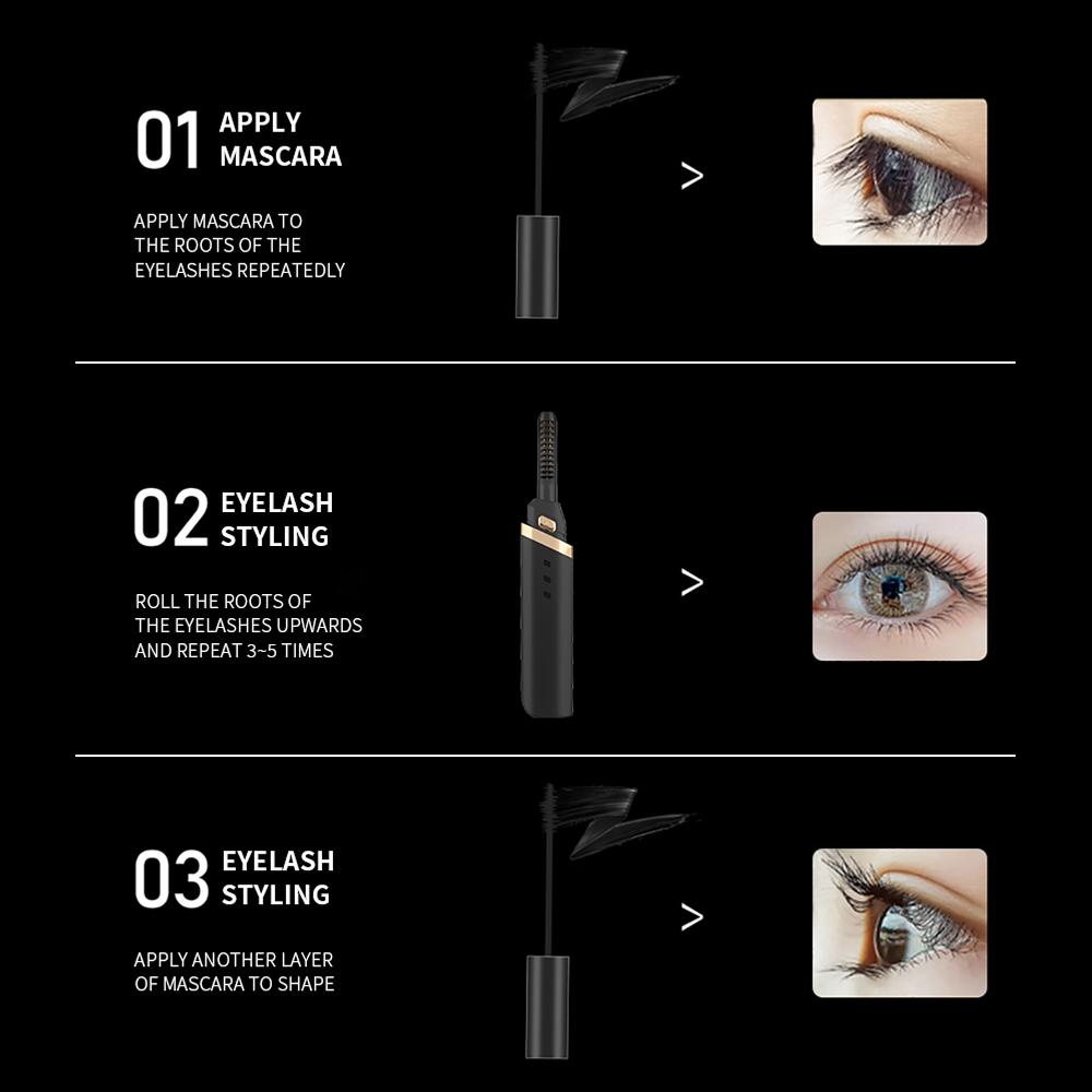 Edelstahl Augenbrauen- & Wimpernkamm – 2-in-1, 19 Cm Lang, Schwarz – Für Make-up Und Wimpernverlängerung