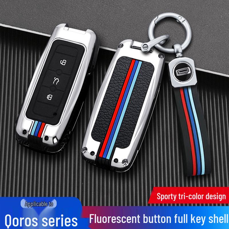 2021 Qoros 3/5 Premium Metal Key Case for Men