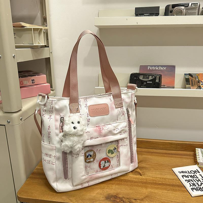 Schoolbag National Style Casual Versatile School Bag Women's Small Fresh Travel Lightweight Backpack Large Capacity Middle and High School Student 