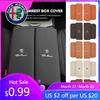 For For Alfa Romeo Car Double Open Center Armrest Box Cushion Side Storage Pocket Accessories GT Stelvio F1 Brera Vol Jgf852
