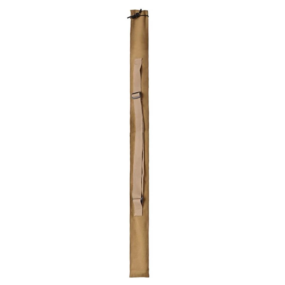 Folding Portable Fishing Rod Bag Canvas Large Capacity Fishing Tackle Storage Bag Multifunctional Fishing Rod Protective Cover