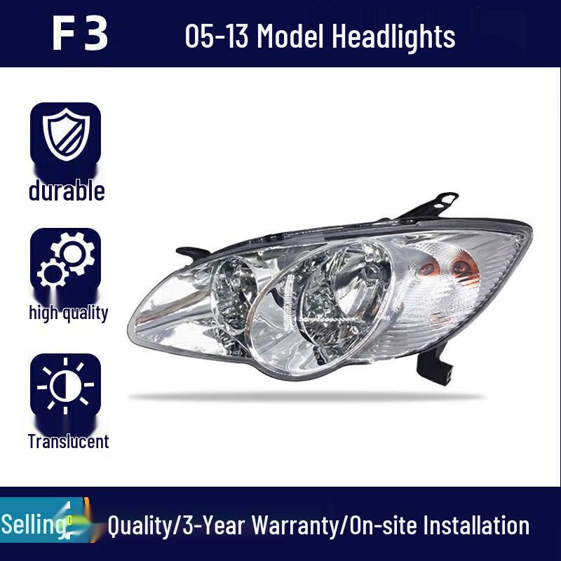 BYD F3 Headlight Assembly Compatible: F3, F3R Headlamp