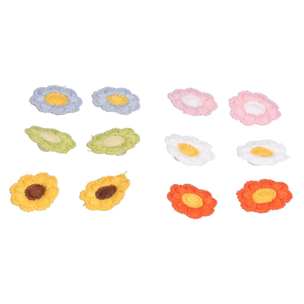 24pcs Dog Hair Bows Cute Mix Colors Grooming Pet Flower Topknot with Rubber Band for Cat