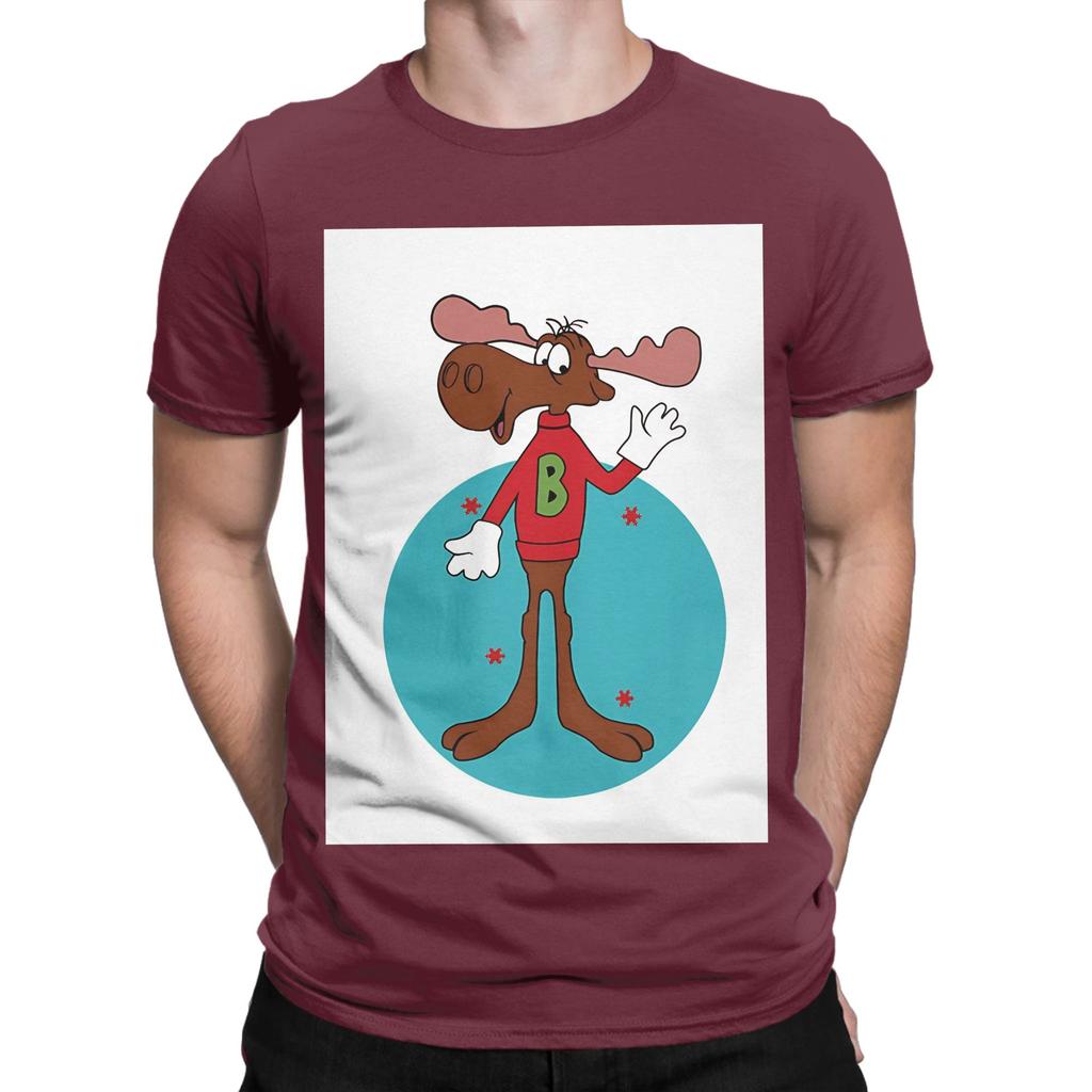 Quantum Leap Jimmy Funny Graphic 100 Cotton TShirt The Adventures of rRocky and Bullwinkle Tees Tops For Unisex