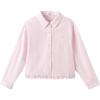Balabala Girls' Plaid Long-Sleeve Shirt