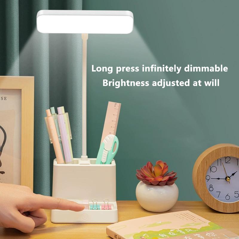 Usb Learning Dormitory Bedroom Bedside Reading Night Light Led Desk Lamp Eye Protection Desk College Student Nightlights