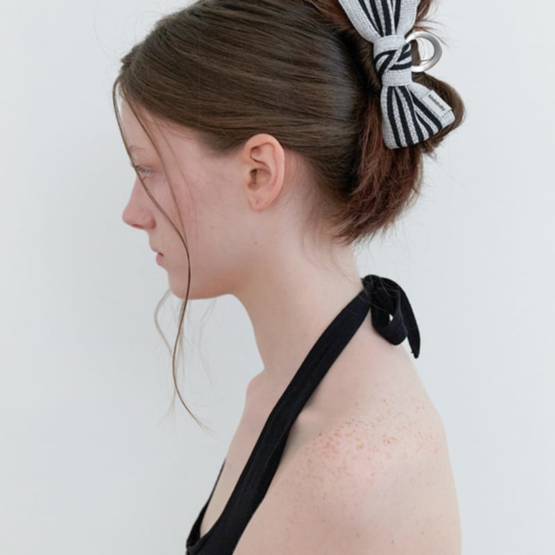 

KINDABABY stripe ribbon claw - glitter glitter