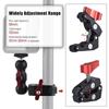 Super Clamp 360 Degree Ball Head Camera Mount with Magic Arm Double Ball Head Adapter 1 4 20 3 8 16 Thread for Video Monitor