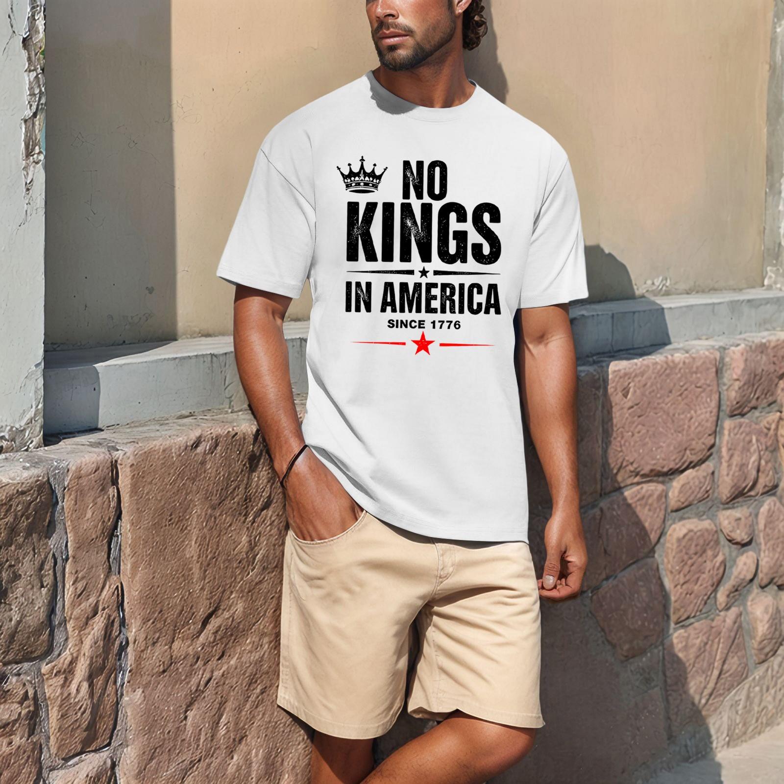 

Летняя мужская популярная футболка с круглым вырезом и коротким рукавом с принтом XL