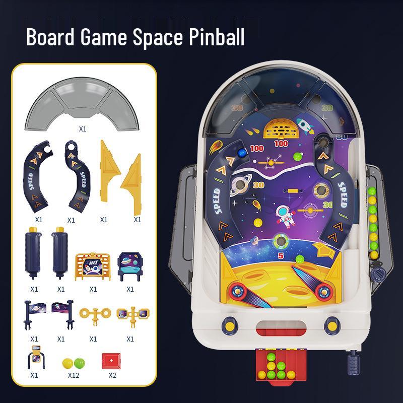 Kids' Space Battle Marble Game: Interactive Educational Tabletop Toy for Stress Relief