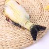 Catnip Fish Teaser Stick: Durable, Self-Amusing Toy for Teeth Grinding & Boredom Relief.