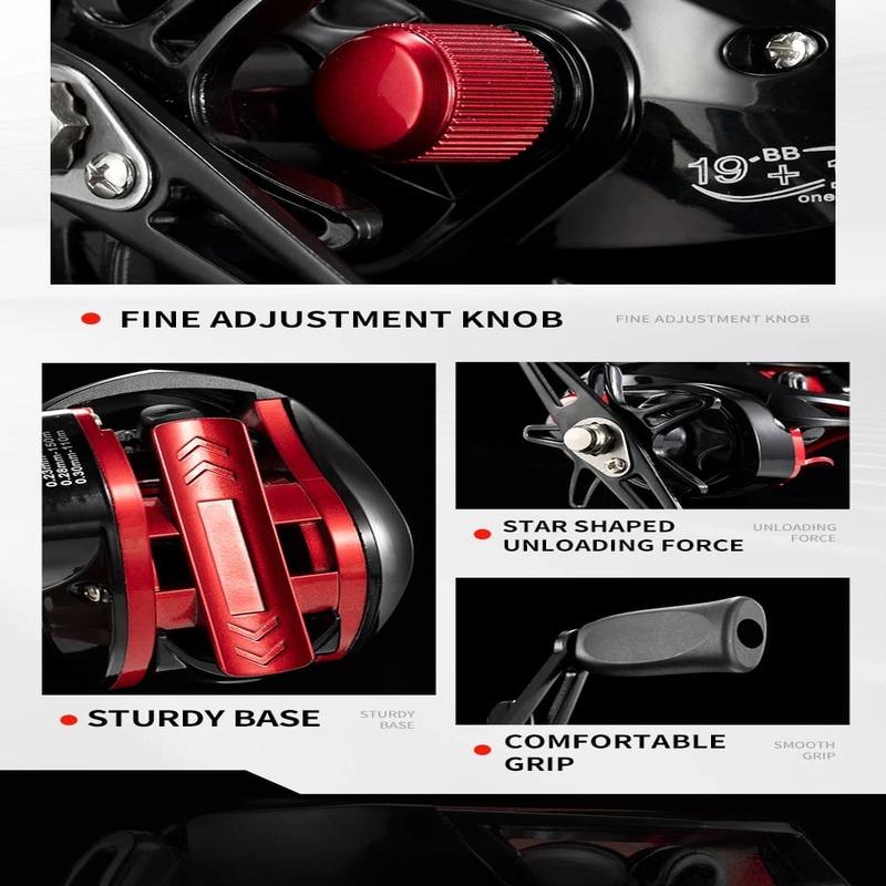 Neue Köder-Angelrolle, maximaler Widerstand, 8 kg, Metalldrahtbecher, ultraleichte Casting-Angelrolle, Angelrolle, geeignet für Barsch, Hecht, Angelausrüstung