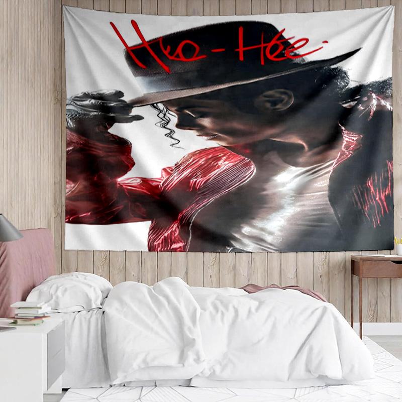 1PC Jackson's Thriller Tapestry Accessories Playroom Tapestry, for Bedroom,Livingroom, Dormitory Room Wall Decor Fan Birthday Gifts