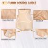 Plus Size Seamless Tummy Control Shapewear: High-Waisted, Butt-Lifting, Ultra-Thin Ice Silk Underwear for Postpartum Support