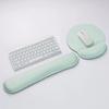 Gummi Maus Handgelenkstütz-Set - Rutschfest, Bequemes Hand- und Handflächenpolster für Büro-Tastatur