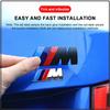 M LOGO Emblem Fender Badge Trunk Sticker Car Front Grille Badge 3D For BMW M Performance Power M3 M5 F30 F20 F25 X1 X3 X5