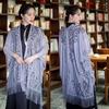 New Sunscreen Lace Split Shawl Fashion Versatile Cape Shawl Sunscreen Clothing Women's Summer Thin Shawl Shawl