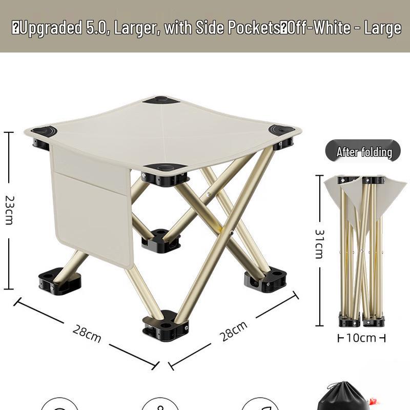 OEING Portable Outdoor Picnic Folding Stool