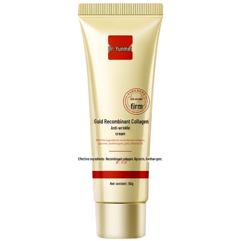 Yunmei Doctor Gold Collagen Anti-Wrinkle Cream: Soothes Dry Lines, Moisturizes, Firms, and Brightens.