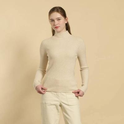 High Neck Ribbed Knit B6s1k381