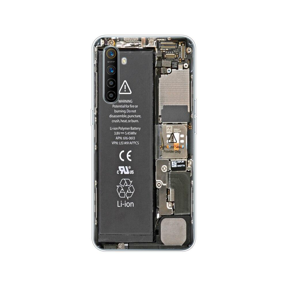 

Для чохла Realme XT RMX1921 М яка TPU Задня кришка телефону Для OPPO RealmeXT Силіконовий бампер Сумка Coque 6,4 дюйма повний 360 Захисний Realme XT