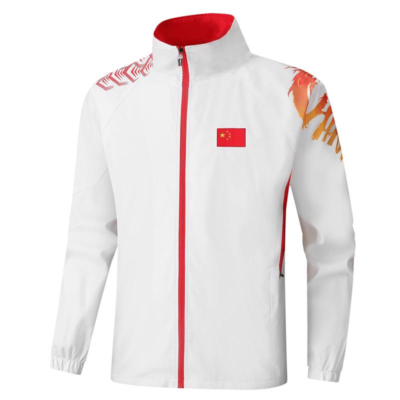 Men s Long Sleeve Sport Suit Set - Stand Collar Two-piece for Spring  Autumn 3XL
