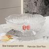 AQ Silver-Edged Petal Snack & Fruit Plate