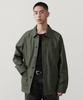 Back Satin Chore Jacket [Khaki]