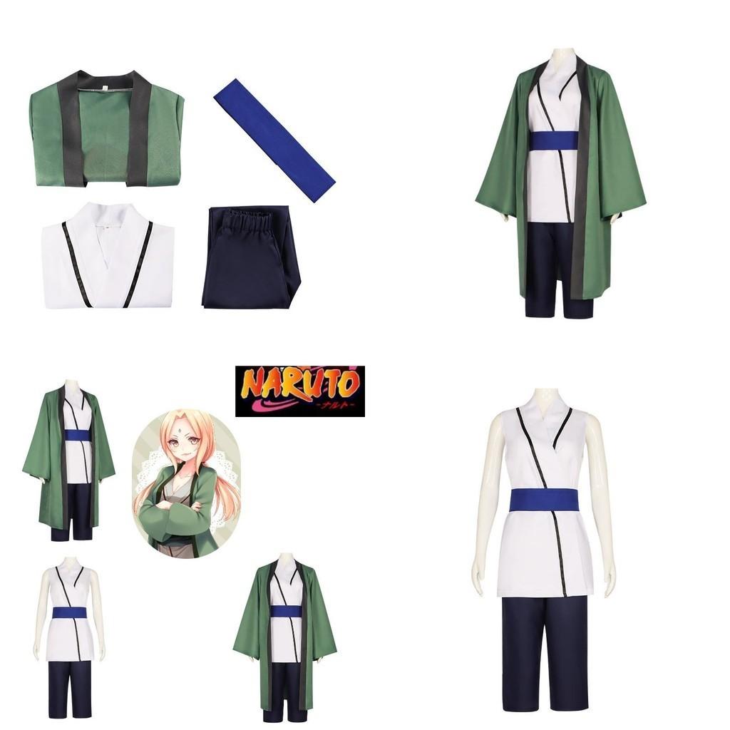 Ninja Tsunade Cosplay Costume For Halloween And Anime Fans In Stock