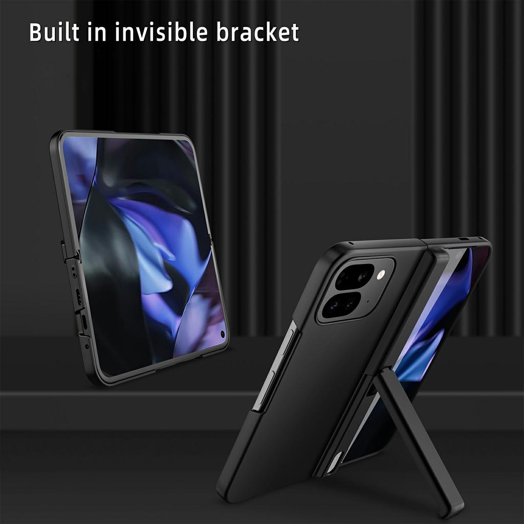 For Google Pixel 10 Pro Fold Case Kickstand Hard PC Phone Cover with Screen Film