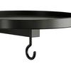 Wall Mounted Bird Bath, Outdoor Bird Bath Tray with Feeder Hook, Metal Bird Bath Tray for Garden Yard Wall Fence Bird Feeder Not Included