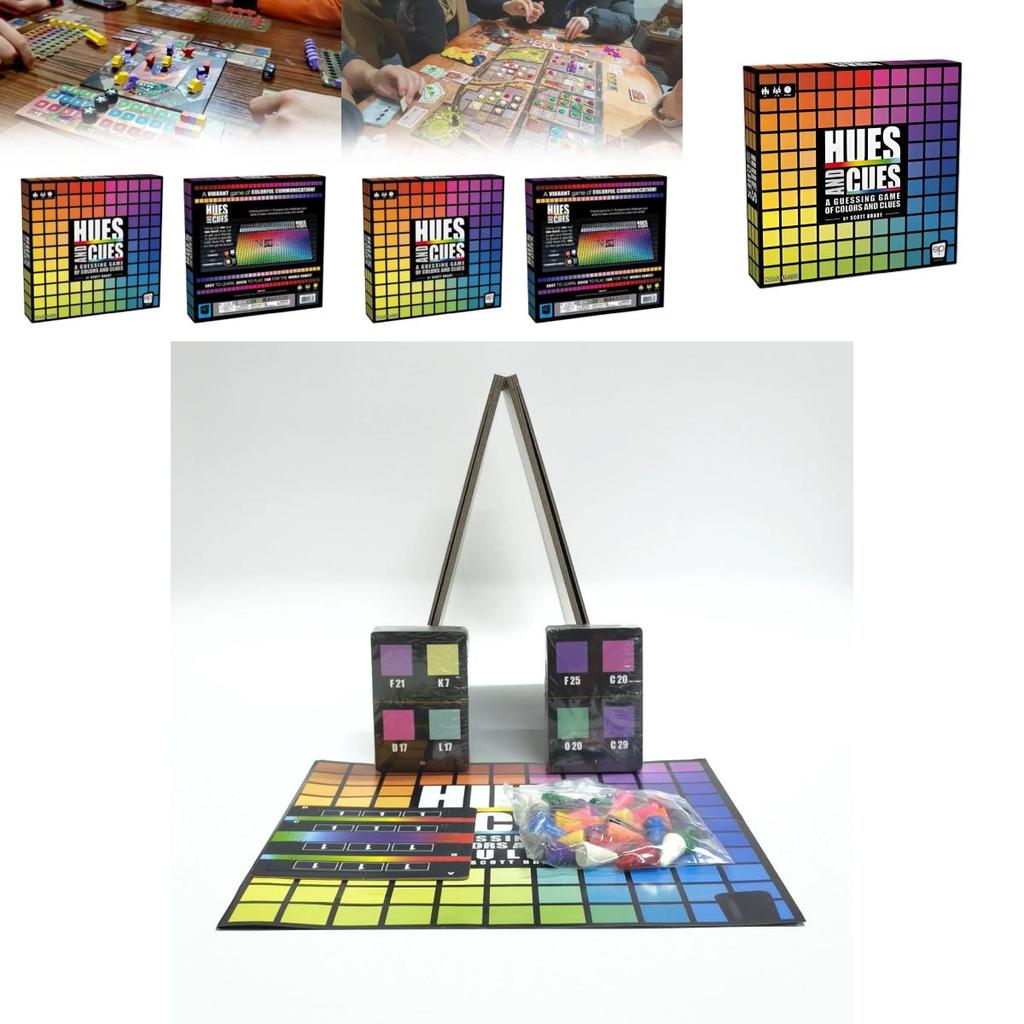 Hues And Cues A Guessing Game Of Colors Clues Toy With Plastic Material For Kids And Adults