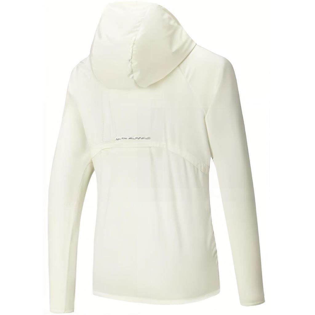 Anta Comfortable Versatile Simple Solid Color Hooded Windproof Sun Protection Jacket Women Jackets Endless-Green 162525603-1